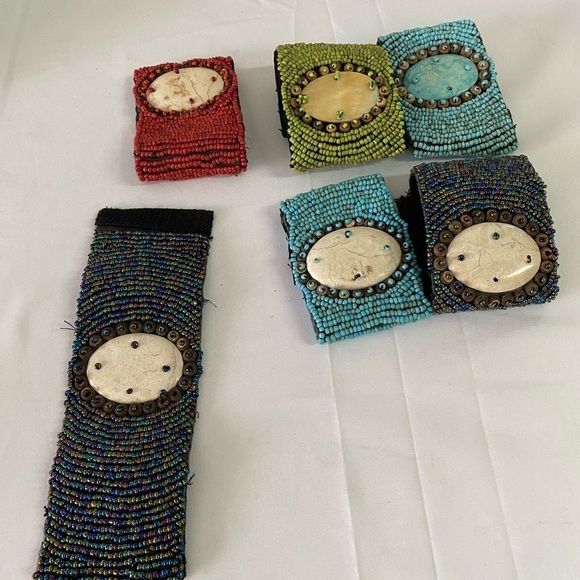 Vintage Bead Wrap Bracelets (6) (EQ) - Picture 9 of 12
